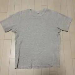 UNIQLO ワッフルクルーネックT半袖 M ナチュラル ベージュ カーキ
