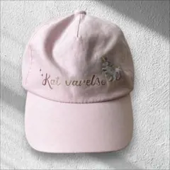 匿名配送☆即購入大歓迎☆Kat varelse ユニコーン刺繍キャップ ピンク