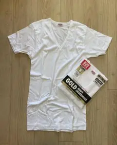 B.V.D. V首半袖Tシャツ2枚セット Mサイズ 白 カットソー Vネック