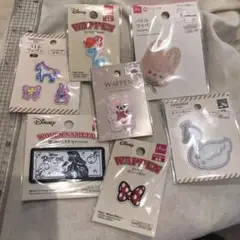ワッペンまとめ　ユニコーン・クマ・ミニーマウス・白鳥・ウサギ