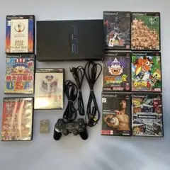 PlayStation 2 本体、ソフト10本セット
