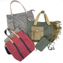 【美品】russet ラシット レディースバック まとめ 4点 ナイロンバッグ