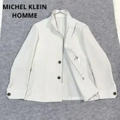 【新品タグ付】MICHEL KLEIN HOMME クールサッカー ジャケット