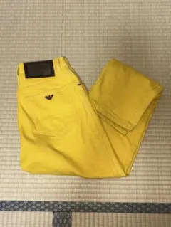 ARMANI JEANS イエロー デニム パンツ y2k