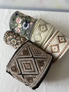 刺繍リボンセット 5個