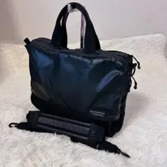 【美品】MANHATTAN PASSAGE ビジネスバッグ ブラック　2WAY