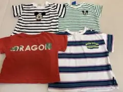 ミッキーマウスとブランド Tシャツ 4枚セット 80cm