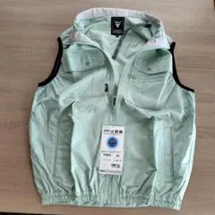 新品 空調服 XEBECジーベック ベスト　サイズL　モスグリーン　空調服のみ