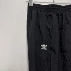 adidas アディダス ナイロンパンツ 刺繍ロゴ 古着