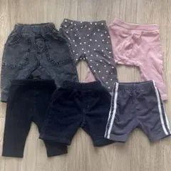 70cm 80cm 男の子　ズボンセット　6枚