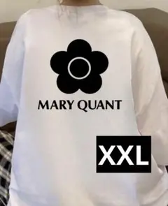 8月中SALE!! 新品未使用 フラワーロゴTシャツ　バックロゴ 白　XXL