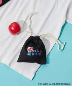 JUNRed × HELLO KITTY コラボ 巾着ポーチ