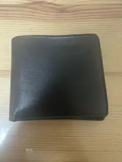 MURA 牛本革レザー 隠しポケット付 スリム 二つ折り財布