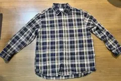 メンズ チェックシャツ 4L 未着用 春秋