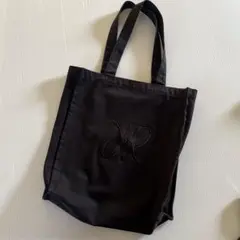 rienda Rロゴキャンバストートバッグ 黒トートバッグ ブラック リエンダ