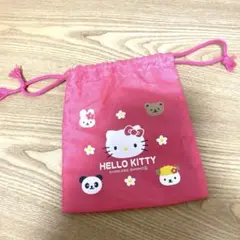 サンリオ　キティちゃんポーチ　巾着袋