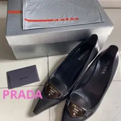 未使用⭐︎PRADA プラダ パンプス ブラック 23.5保存袋つき⭐︎