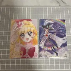 プリキュア　カードウエハース　キュアまミラクルHR キュアマジカルN 2枚セット