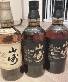 【化粧箱つきQR有】サントリー ウイスキー 山崎 18年(2本)12年 (1本)