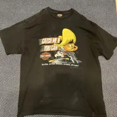 ハーレーダビットソン　ビンテージ　tシャツ グレードランド　ルーニーテューンズ