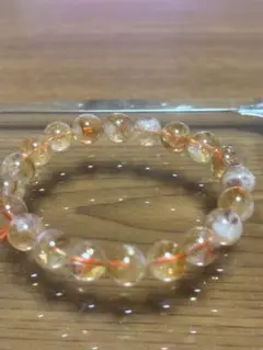 天然石シトリンブレスレット