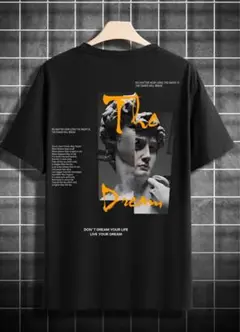 ブラック バックプリントTシャツ オラオラTシャツ ブレイキングダウン 新品
