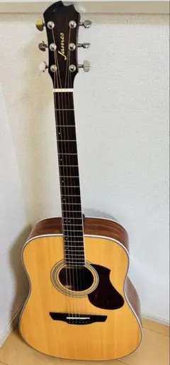 【美品/ケース付き】アコースティックギター James JF350WB 島村楽器 Jamseアコースティックギターの評判は？特徴や各機種の違いを