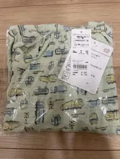 【新品未使用】電車と踏切半袖パジャマ ズボン腹巻付き上下セット110㎝