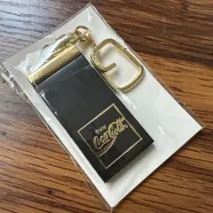 Coca-Cola 本革ブラック キーホルダーコカコーラ