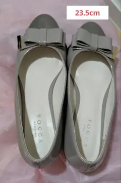【美品】TOCCA レインパンプス　晴雨兼用　23.5cm
