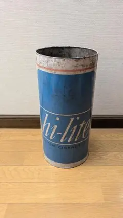 hi-lite ハイライト　缶 ゴミ箱 傘立て 昭和レトロ タバコ A