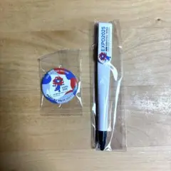 非売品　EXPO 2025 缶バッジペン セット　ミャクミャク