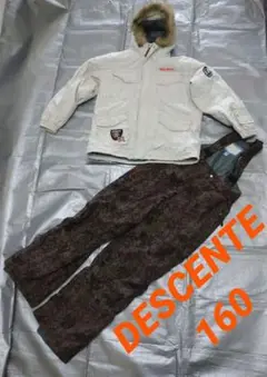 DESCENTE デサント ジュニア スキーウェア 160cm 上下セット