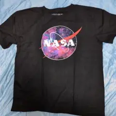 NASA 宇宙柄 Tシャツ XLブラック
