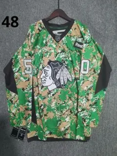 NHL シカゴブラックホークス アイスホッケー ジャージ ユニフォーム 迷彩