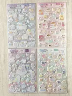 ゆめかわ　BIGシリーズ　ぷくっとシール　全4種　コンプリートセット