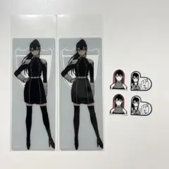 怪獣8号 8号展 特典グッズ クリアしおりセット フレークシール 亜白ミナ