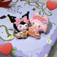 クロックス パーツ ジビッツ サンリオ クロミ マイメロ 3dパーツ