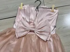 HOLIDAY LADY ピンクリボンチューブトップドレス