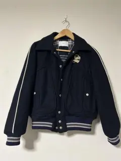SUGARHILL 24AW MELTON STADIUMJACKET　NAVY