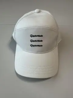 TaylorMade ホワイトキャップ ロゴ入り