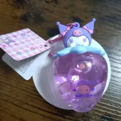 カラフルいちごドームキーホルダー　クロミ