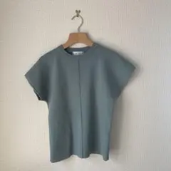 ［美品］Basic summer knit フレンチスリーブ　リムアーク