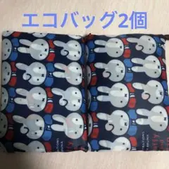 新品　ミッフィー　ブルーナ　エコバッグ　2個セット　ミッフィ　キャラクター　大型
