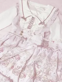 LIZLISA リズリサ Romantic Cosmetics柄 セットアップ