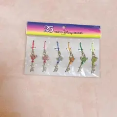 ディズニー　ディズニーランド25周年　ストラップセット