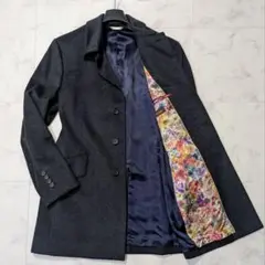 【美品 XL】ポールスミス コレクション ステンカラーコート ミンク カシミヤ