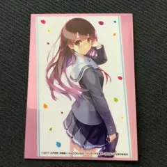 スリーブ　デッキシールド　ばら売り　加藤恵　1枚　冴えカノ
