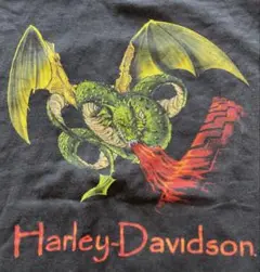 Harley-Davidson ドラゴン Tシャツ ブラック