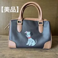 【美品】ディズニー 101匹わんちゃん 2wayボストンバッグ ショルダーバッグ